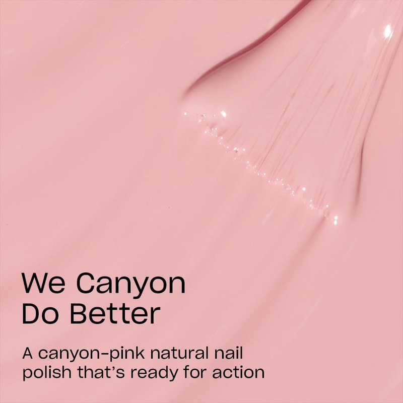 OPI Nature Strong We Canyon Do Better | Sheer Soft Pink Crème Natural Origin Nail Polish | Plant Based, Vegan, Cruelty Free