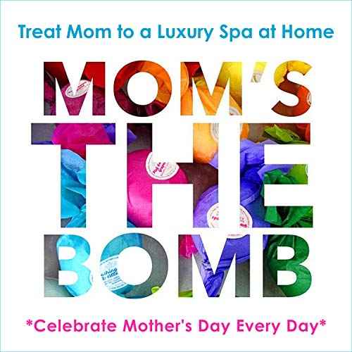 Bath Bomb Gift Set USA - 6 Vegan Essential Oil Natural Fun Fizzies Spa Kit. Organic Shea/Cocoa Soothe Dry Skin. Luxury Gift for Valentine, Women, Mom, Teen Girl, Birthdays. Add to Tub Tea or Baskets