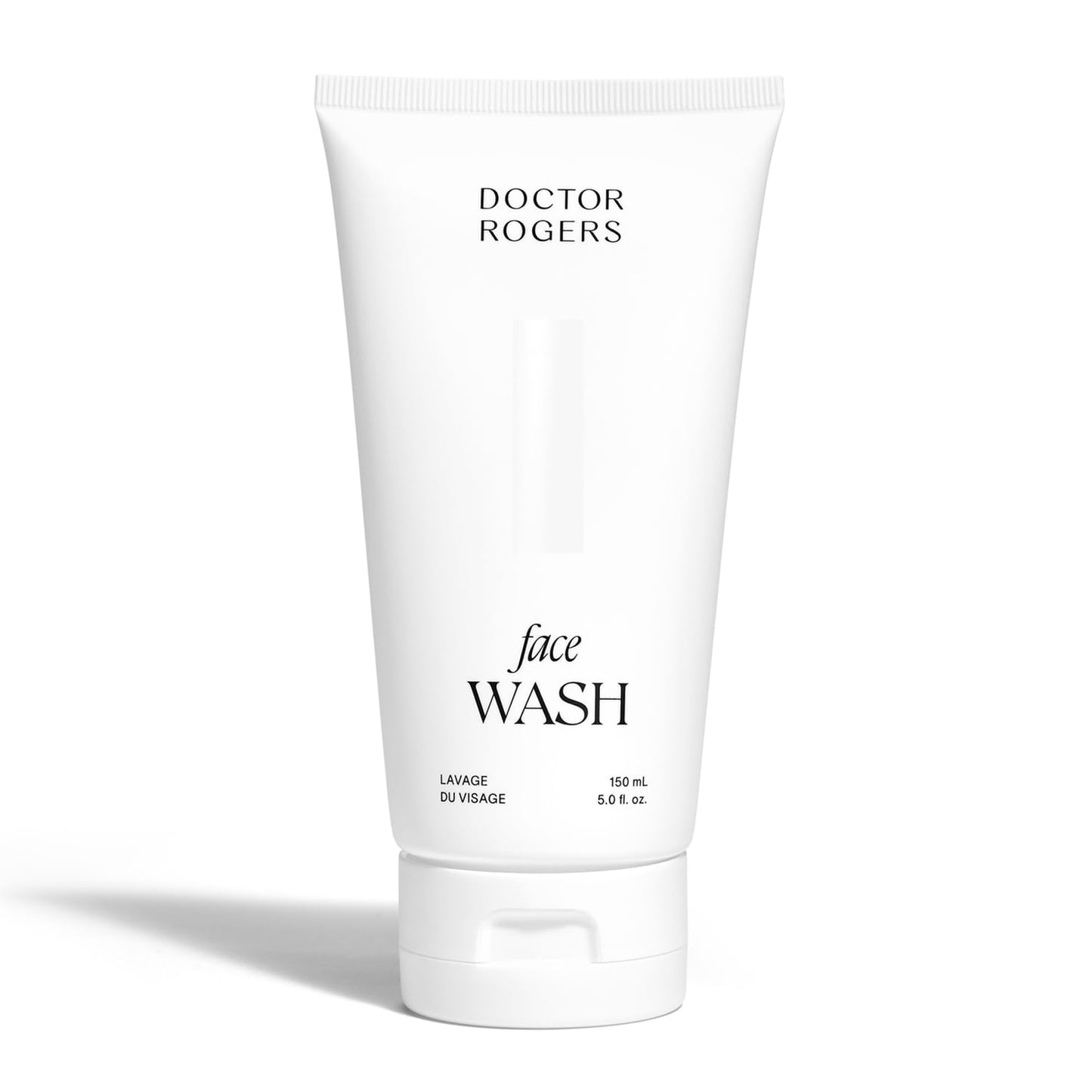 Doctor Rogers Face Wash, Gentle Hydrating Gel Cleanser for All Skin Types, Removes Makeup and Impurities, Non-comedogenic, Fragrance-free, 5 Oz (150ml)