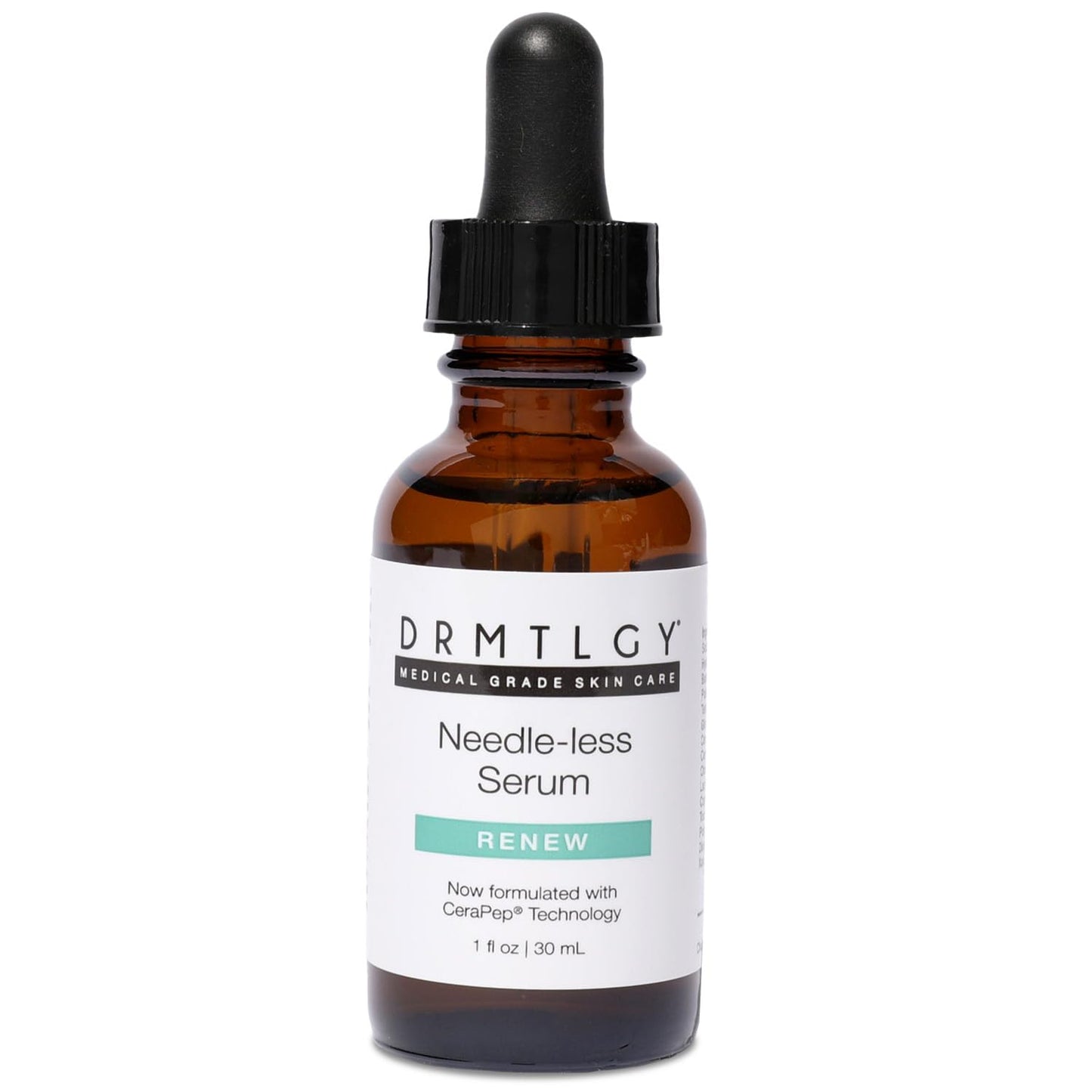 DRMTLGY Needle-Less Serum - Peptide & Ceramide Face Serum for Fine Lines, Hydrating Anti-Aging Formula | 1 oz