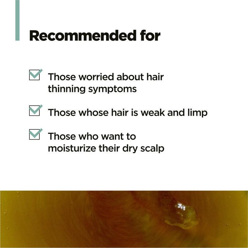 Green Tea Shampoo for Thinning Hair - Moisturizing Formula for Dry Scalp | 16.9 fl. oz.
