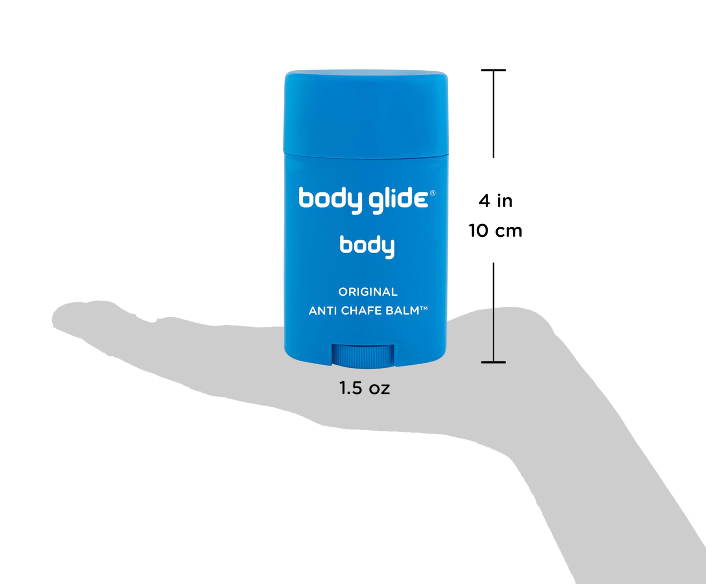 BodyGlide For Her Anti Chafe Balm, 1.5oz & 0.35oz Bundle + Body Glide Original Anti Chafe Balm | 1.5oz