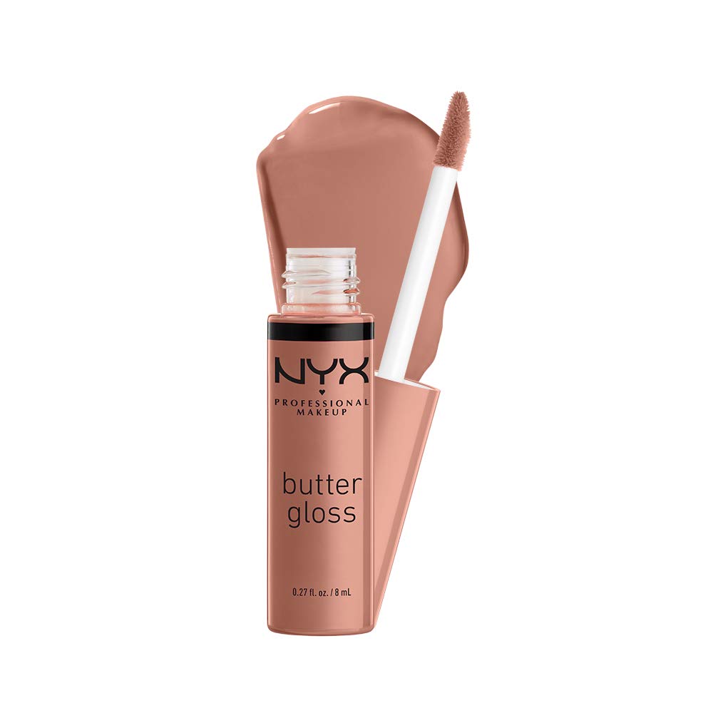 NYX PROFESSIONAL MAKEUP Butter Lip Gloss & Slim Lip Liner Pencil Bundle in Madeleine & Espresso, 1 Kit