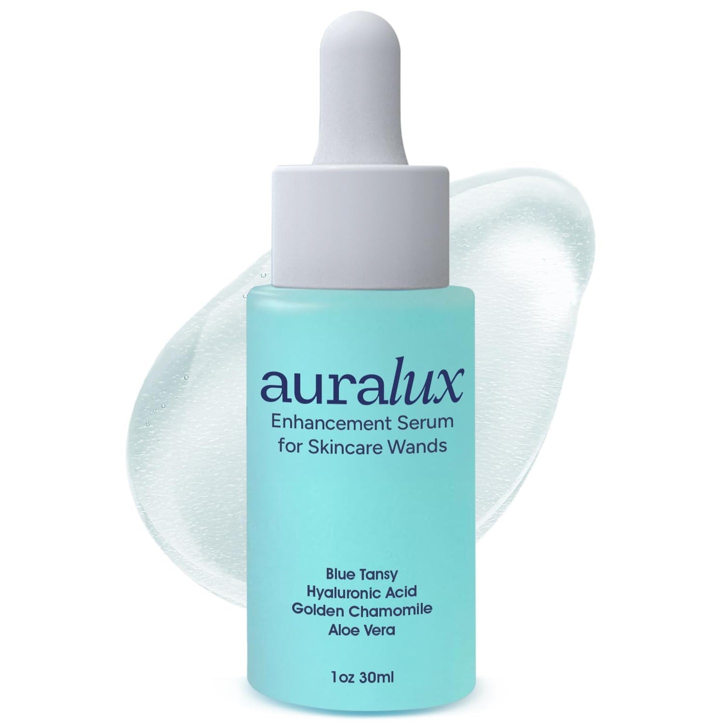 Red Light Therapy Activation Serum for Face and Neck - for Facial Wand, Red Light Therapy & Microcurrent Facial Device - Natural Formula - Blue Tansy, Hyaluronic Acid, Golden Chamomile, Aloe Vera