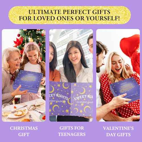 Beauty Advent Calendar 24 Days of Holiday Advent Calendar for Women, Mom, Wife, Her Holiday Gift,Pamper Kit- Unique Lavender Spa Gifts Basket Set Self-Care Spa Set ? Body Care Skin Care