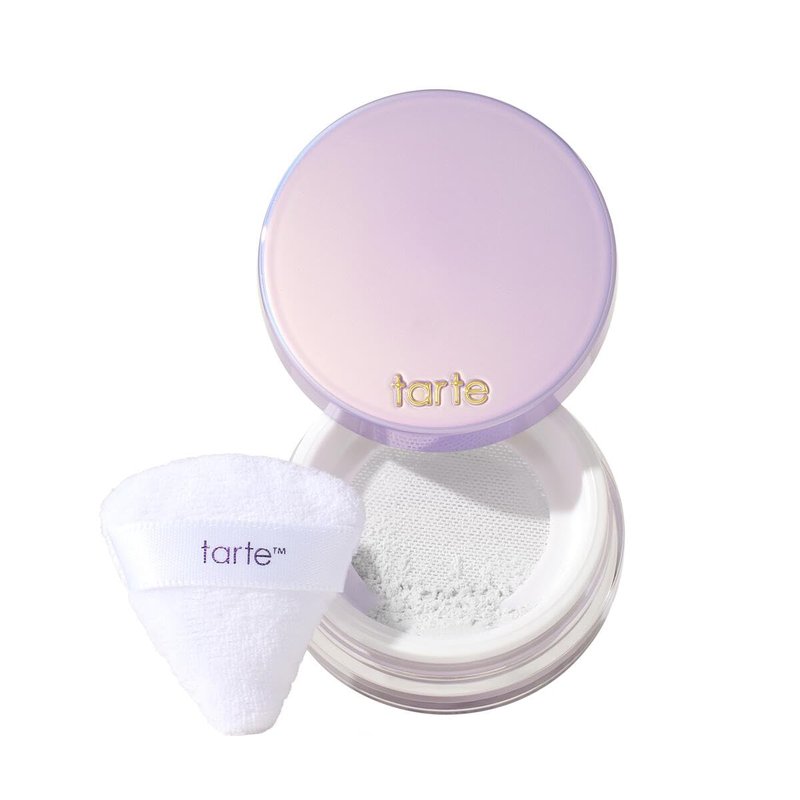 tarte creaseless setting powder – Loose Face Powder, Lightweight Oil-Absorbing Formula for Longwear Finish, Vegan & Cruelty-Free, travel size, translucent