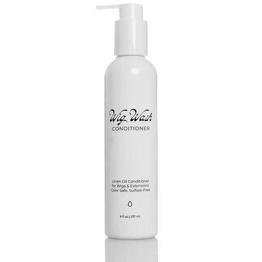 WIG WASH Sulfate-Free Conditioner for Human Hair Wigs & Extensions, 8 oz