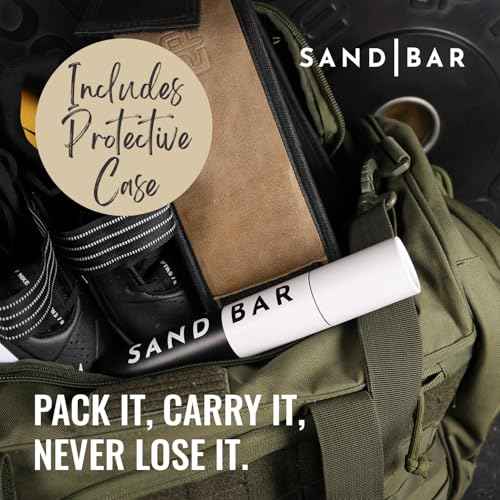 SandBar Callus Remover File for Hands - Durable Aluminum Tool for Callus Care and Dead Skin Removal - Includes Nourishing Salve - Ideal for Athletes, Climbers, and Gym Enthusiasts