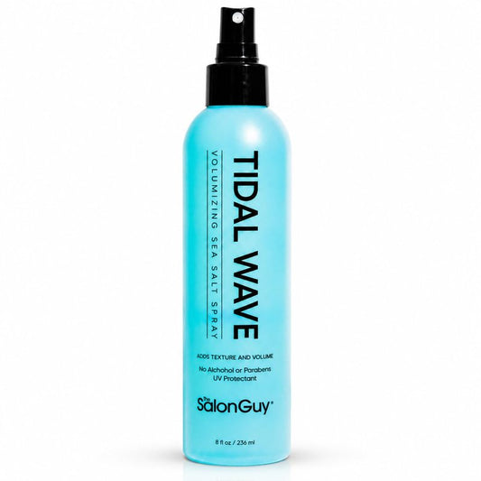 THESALONGUY Tidal Wave Sea Salt Spray for Hair – Volumizing & Texturizing Beach Wave Spray for Men & Women | Matte Finish, Light Hold, Alcohol-Free | All Hair Types | 8 oz