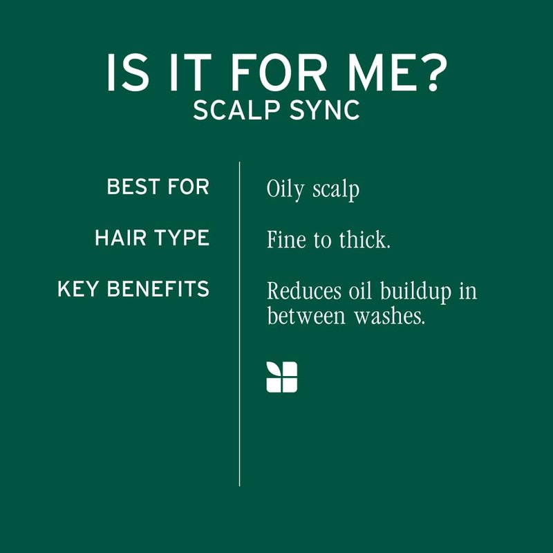 Biolage Scalp Sync Oil Balancing Hair Serum - Absorbs Excess Oil Between Washes, Leave-In Scalp Treatment, Fermented Tea Blend, Vegan, 1.6 Fl Oz