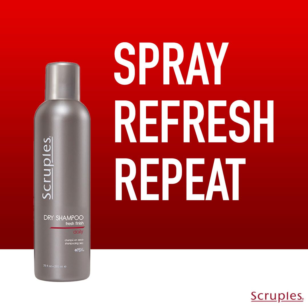 Dry Shampoo Fresh Finish - Scruples 7.5 Oz | Oil Absorbing Formula for Clean Hair