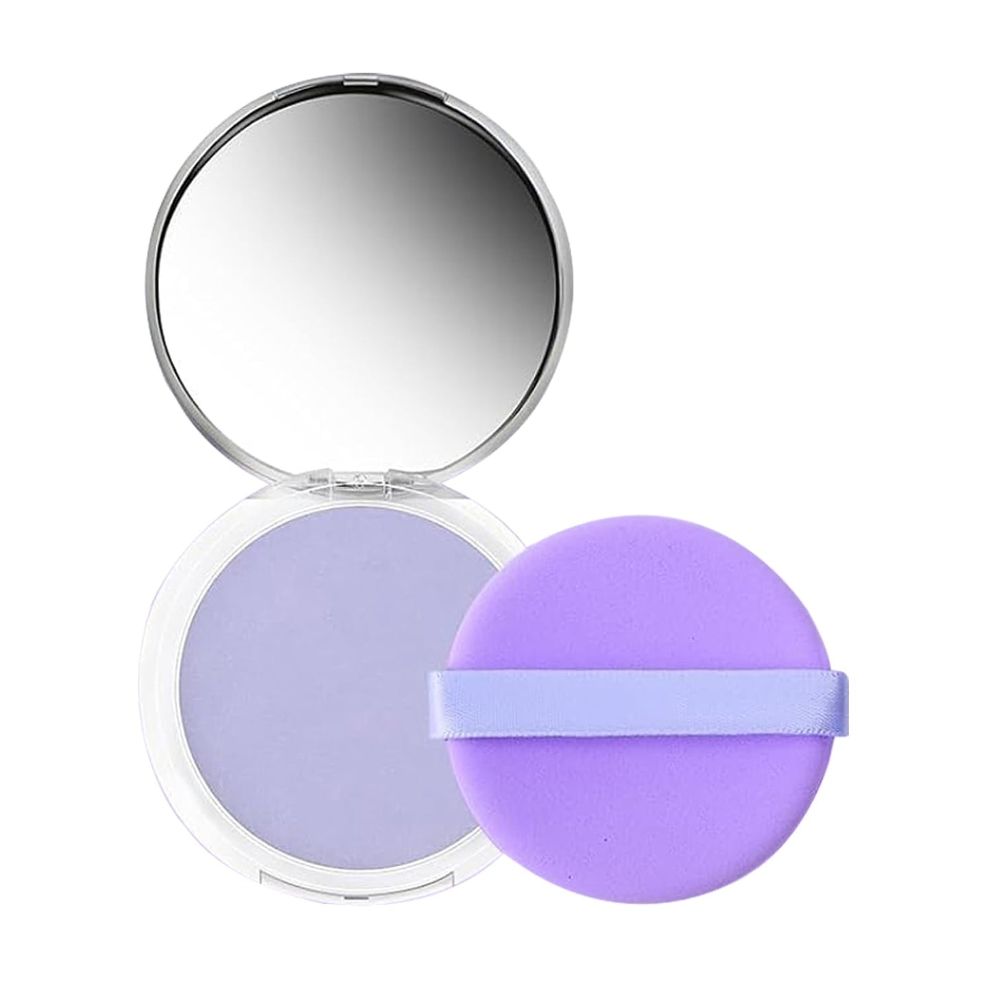 Oil Control Face Pressed, Jelly Pressed Setting Powder with Mini Powder Puff