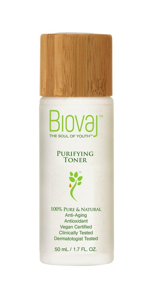 Biovaj Purifying Toner-100% Natural Clean Facial Toner for The Skin pH Balance & Pores, Soothes, Tones, Anti-Aging, Botanical, Vegan Certified, Cruelty-Free, Clinically Tested, All Skin Types