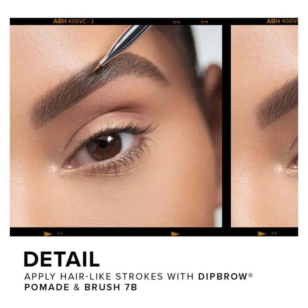 Anastasia Beverly Hills 7B Brush - High-Performance Synthetic Tapered Brow Brush for Powder and Cream, Essential Tool for Natural-Looking Brows
