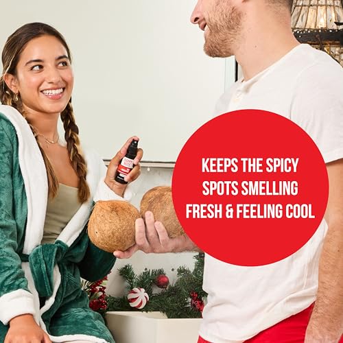 Happy Nuts The Refresher Men's Ball Deodorant Spray - Cooling, Toning, Deodorizing Body Spritz - Clean Ingredients, Ideal for Post-Trimming, Shaving & Cleansing - Groin Deodorant Spray (1 Pack)