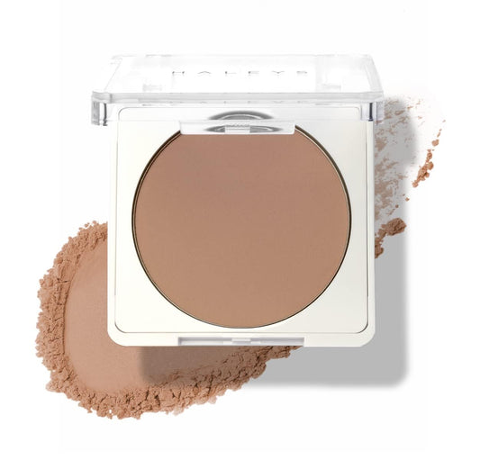 HALEYS Beauty Re-sculpt Smoothing Contour Powder, Non-Caking, Lightweight Face Contour for Defined Sculpting, Soft Blendable Makeup, Infused with Shea Butter & Chamomile, Vegan & Cruelty Free, Light