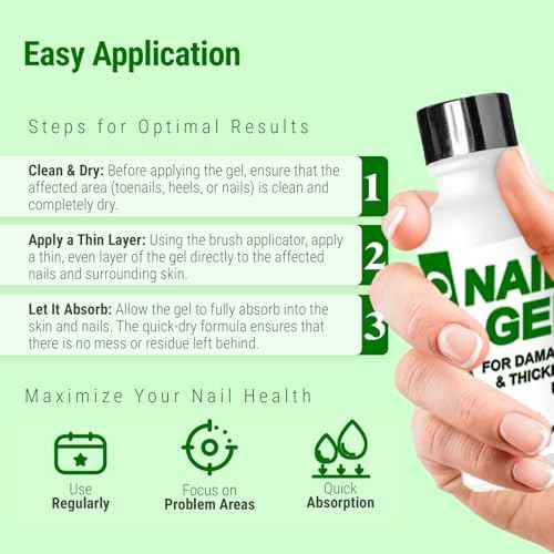 Urea Nail Gel - Softens Cracked Heel Calluses & Thick Toenails - Repairs Damaged, Yellow, Discolored Nails ? Highly Effective & Quick-Dry Fingernails & Toenail Treatment (Urea 40%)