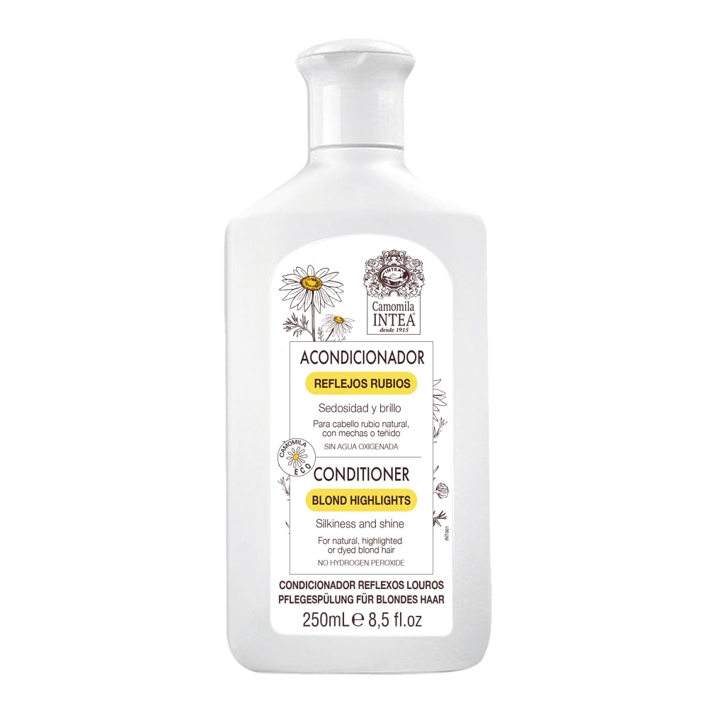 Intea Blonde Hair Conditioner with Natural Chamomile Extract - Keeps and Enhances Blonde Hair Colour - 8.5 oz (250 ml)