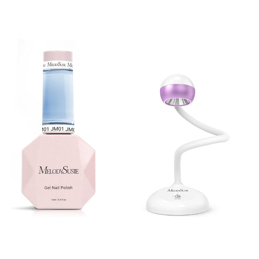 Gel X Nail Lamp & Jeweliver Gel Polish Set - MelodySusie 2-in-1 Nail Kit