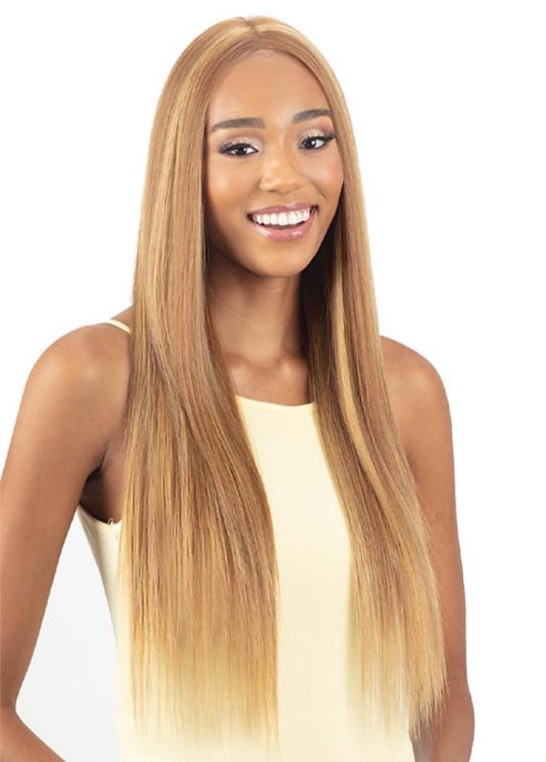 Mayde Beauty Bloom Bundle - Straight Weave Hair Multipack with Closure | 4PCS (18"20"22"+CL) in 1B Off Black