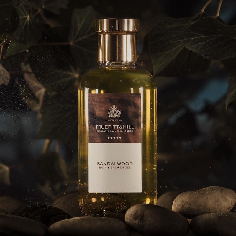 TRUEFITT & HILL Sandalwood Bath & Shower Gel - Luxurious 1 Pound Bottle