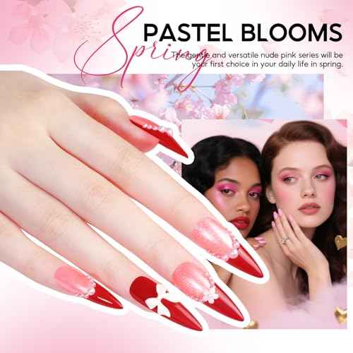 Peacecolor Gel Nail Polish Kit with U V Light and Drill£¬59PCs Gel Nail Kit 35 Colors with 5PC Matte/Glossy/Glitter Top Base Coat Nail Art Rhinestone Manicure starter Kit Soak Off Gifts for Girls