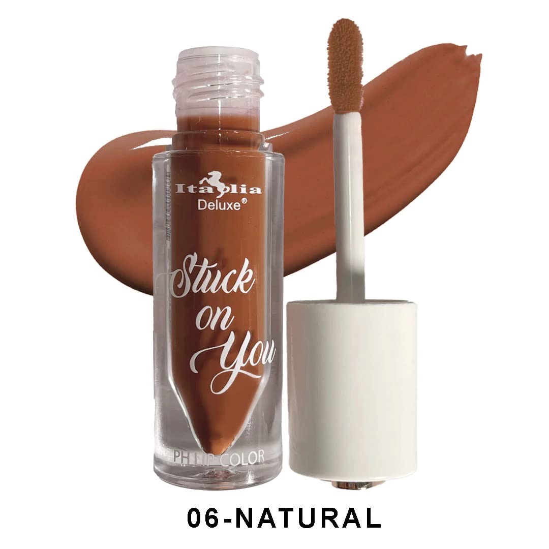 Italia Deluxe STUCK ON YOU PH LIP COLOR 6 Piece Set Lasts All Day, 0.1058 Ounce
