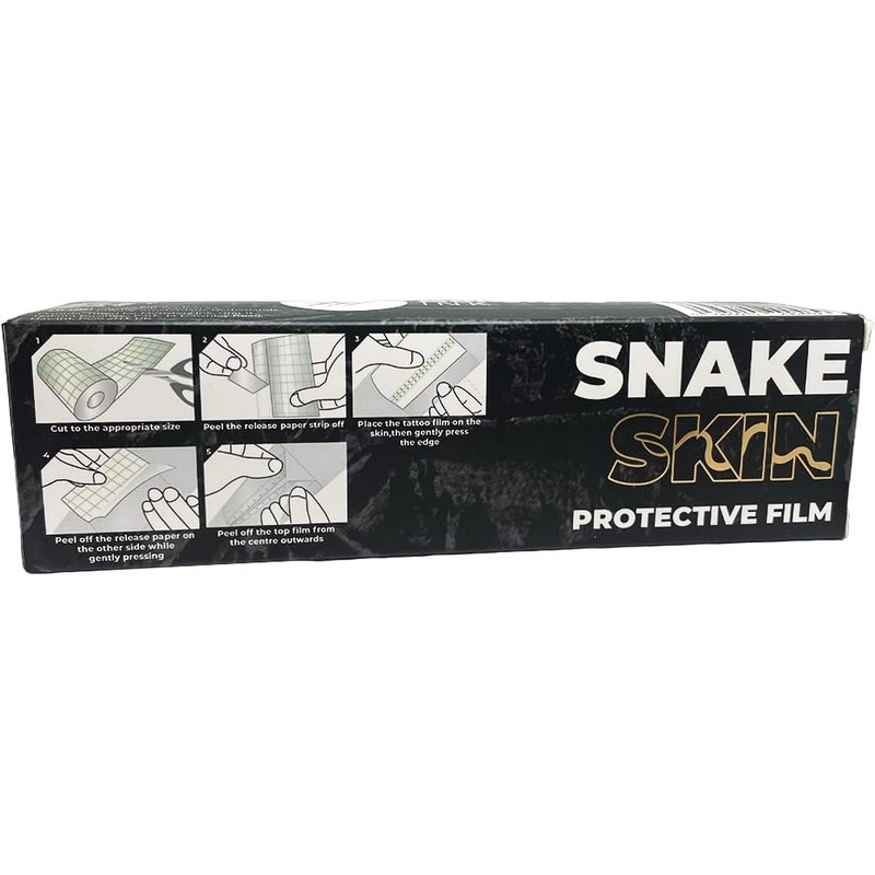 8 Inch x 8 Yards Matte Second Skin Tattoo Cover Up Roll - Waterproof Aftercare Bandages, Skin Barrier Film for Tattoo Care, Wound Healing & Shower Protection