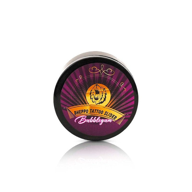 Bheppo Bubble Gum Tattoo Slider for Artists and Aftercare, Shea Butter, Essential Oils, 8.5 oz