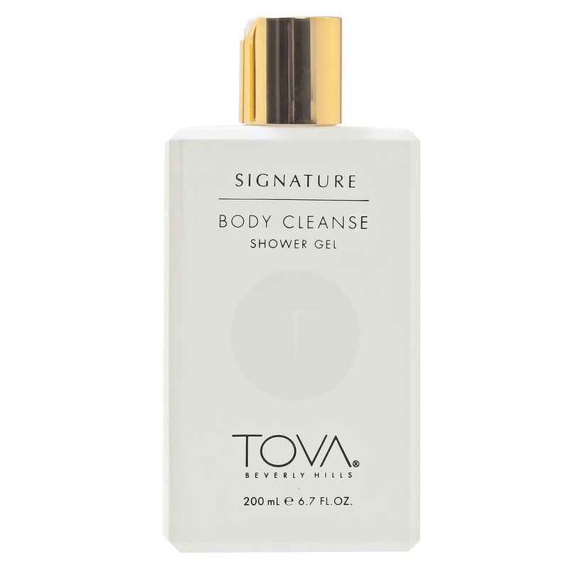 Tova Signature Shower Gel – Moisturizing Fresh & Floral Cleanser for Women – Cornflower and Sea Fennel – USA-Made and Cruelty-Free – 6.7 fl oz