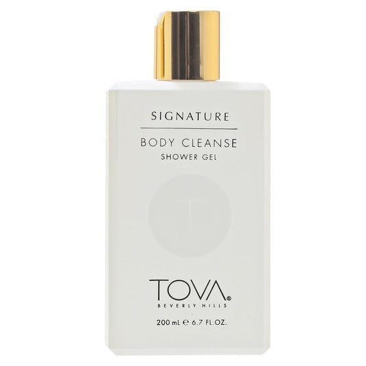 Tova Signature Shower Gel – Moisturizing Fresh & Floral Cleanser for Women – Cornflower and Sea Fennel – USA-Made and Cruelty-Free – 6.7 fl oz