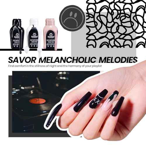 Beetles Gel Nail Polish Kit with U V Light - 68 Pcs Gel Nail Kit 35 Colors Emotional Spectrum Set with Base Matte&Glossy Top Coat Soak Off DIY Manicure Tools Set Christmas Gifts for Women Teens Girls