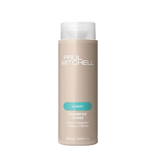 Paul Mitchell Shampoo Three, Clarifying, Removes Chlorine, For All Hair Types, 10.14 fl. oz.