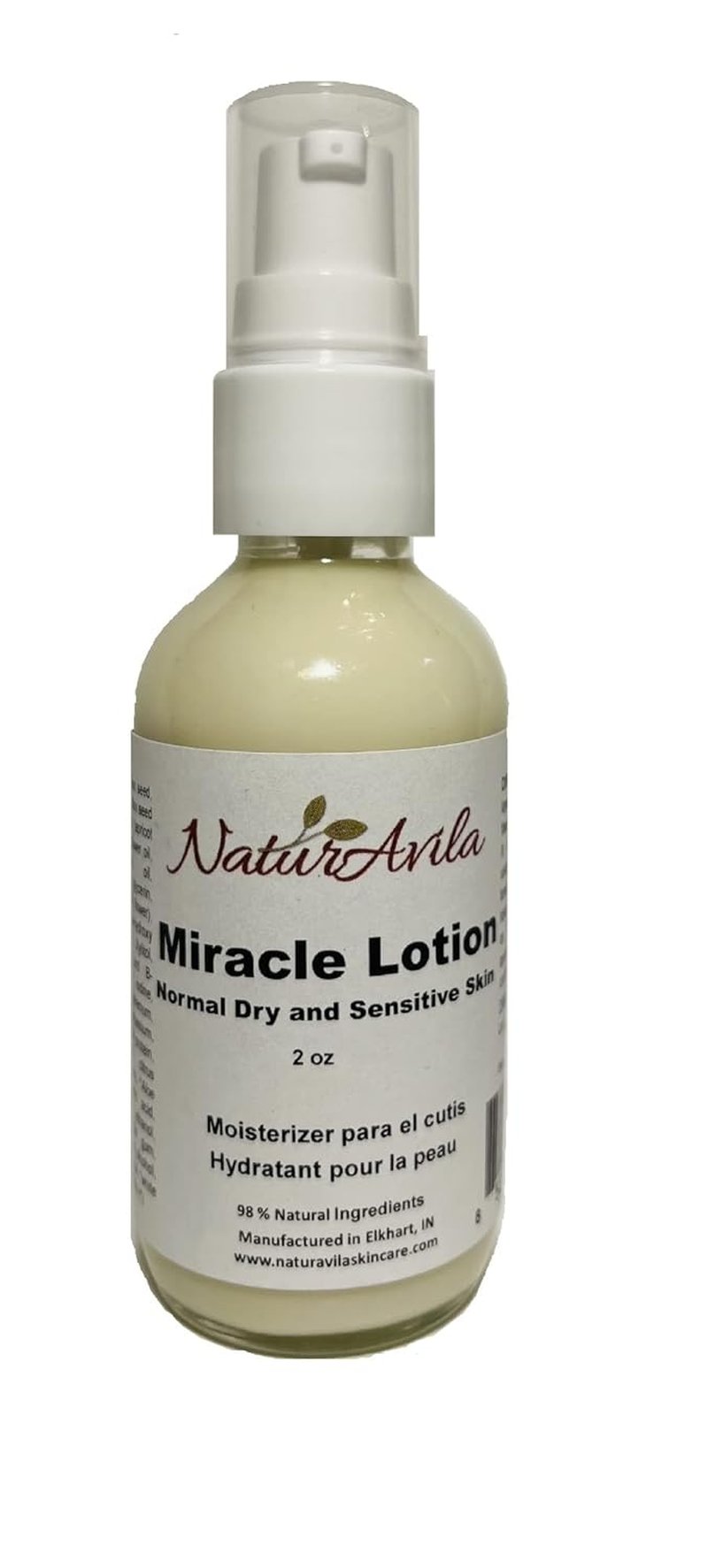 Miracle Lotion - Hydrating Formula for Normal, Dry & Sensitive Skin | 2 Oz