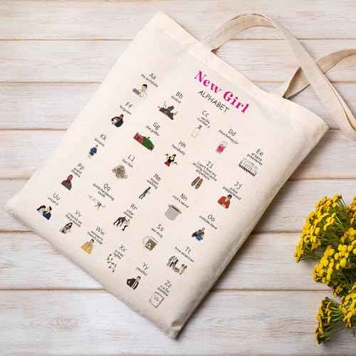 New Girl TV Show Inspired Gift, Girl Fans Gift Tote Bag Merchandise, Funny Shoulder bag Gifts for Sister Friends Shoulder Bag