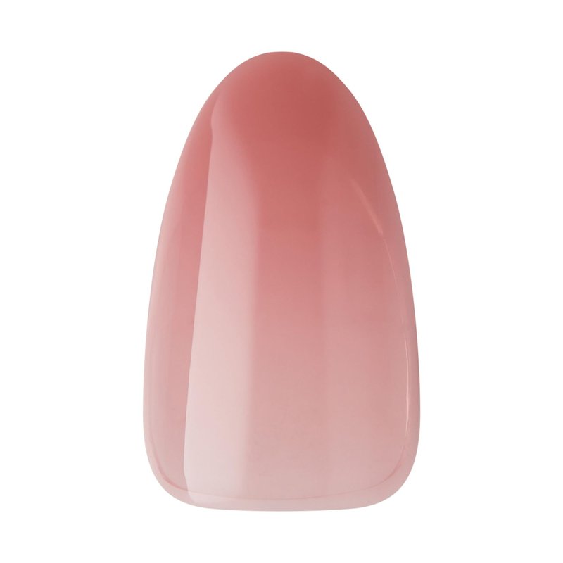 KISS imPRESS No Glue Mani Press On Nails, Bare but Better, 'Serenity', Medium Pink, Medium Size, Almond Shape, Includes 30 Nails, Prep Pad, Instructions Sheet, 1 Manicure Stick, 1 Mini File
