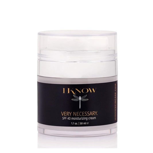 IKNOW VERY NECESSARY Broad Spectrum SPF 40 Skincare, Sun Protection Cream for UV Protection, Broad Spectrum SPF 40 Moisturizer Lotion for Pro-Aging, Spf 40 Facial Moisturizer and Sunblock
