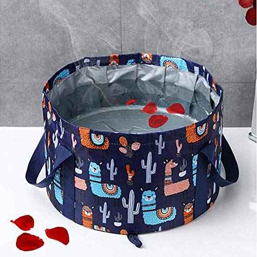 Foot Bath Basin Portable Travel Collapsible Foot Basin Folding Foot Bath Tub Soaking Feet Bucket for Camping Washing
