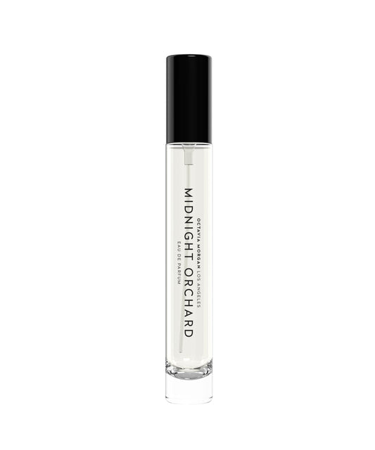 OCTAVIA MORGAN Midnight Orchard Eau De Parfum- Travel Perfume with Lush Peach, Golden Apricot & Smooth Sandalwood for a Fruity-Woody Signature - Graceful Fragrance Designed to Captivate All Day - 10ML