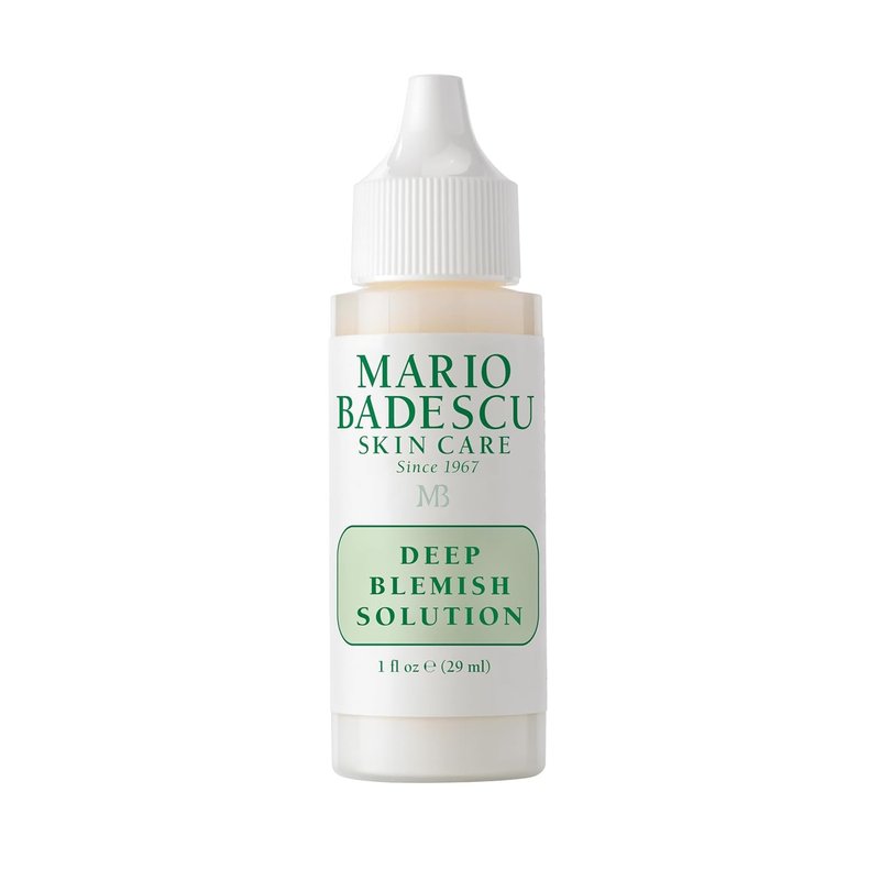 Mario Badescu Deep Blemish Solution - Potent Spot Treatment Serum with Zinc Oxide & Niacinamide for Large Blemishes