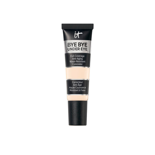 IT Cosmetics Bye Bye Under Eye Concealer (Deep Honey) - Waterproof, Full Coverage Brightening Concealer For Dark Circles, Fine Lines, Redness & Discoloration, Anti-Aging, 24H Wear - 0.4 fl oz