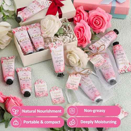 60 Sets Baby Shower Hand Cream, Wedding Hand Cream Gifts, Baby Shower Party Favors Gifts for Guests Bridal Shower,Thank You Gifts,Travel Size Hand Lotion Bulk for Wedding(Baby Girls)