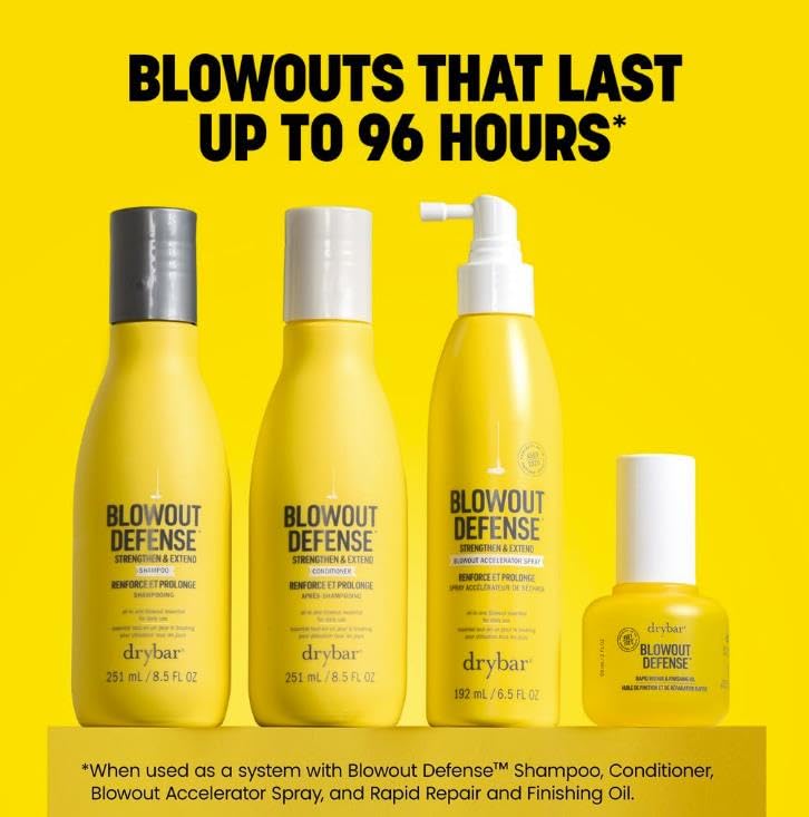 Drybar Blowout Defense Shampoo - Strengthen & Extend Formula for Healthy Hair | 8.5 oz