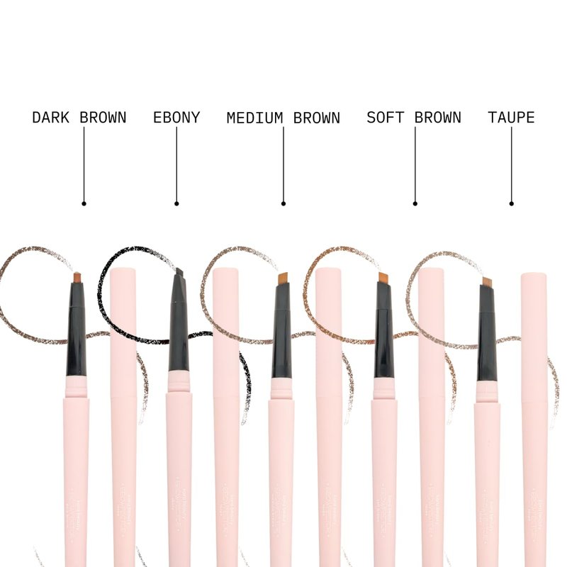 KARA BEAUTY Browfector Double Ended Brow Pencil with Sculpting & Precision Tips, Makeup Eyebrow Pencils for Women, Brow Tint, Eye Makeup & Eyebrow Pen for Shaping & Defining Brows (Soft Brown)