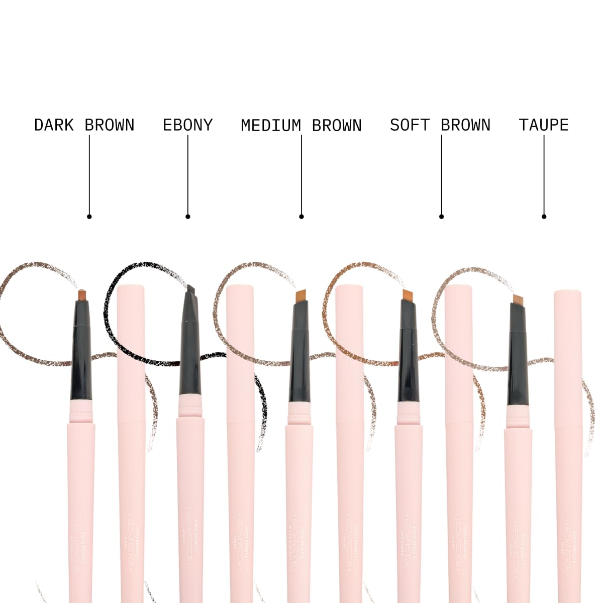 KARA BEAUTY Browfector Double Ended Brow Pencil with Sculpting & Precision Tips, Makeup Eyebrow Pencils for Women, Brow Tint, Eye Makeup & Eyebrow Pen for Shaping & Defining Brows (Soft Brown)