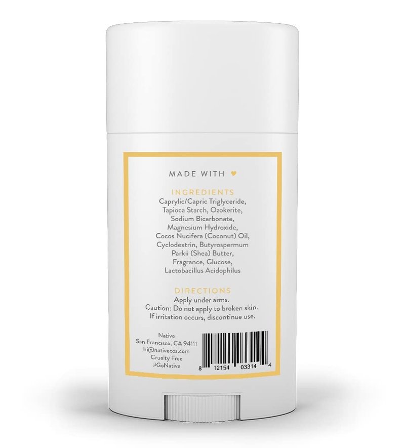 Native Deodorant Contains Naturally Derived Ingredients, 72 Hour Odor Control, Deodorant for Women and Men, Aluminum Free, Buttercream & French Vanilla 2.65oz