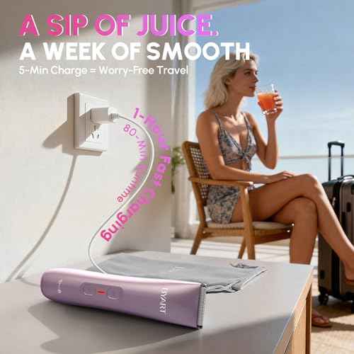 Electric Razors for Women - 2-in-1 Body & Facial Hair Trimmer, Wet & Dry Use Cordless Shaver for Legs, Underarms, Bikini Line, Ceramic Blade for Sensitive Skin - Teen Girl Gifts Trendy Stuff (Pink)