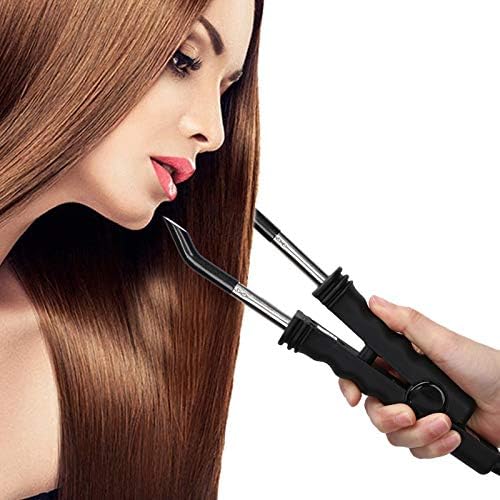 Hair Extension Bonding Iron - Professional Melting Tool for Salon Extensions & Wigs | Black