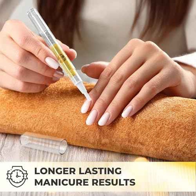 Cuticle Oil Protector Pen ? Nail Care & Strengthening Treatment for Manicures, Compatible with Gel Polish & Acrylics
