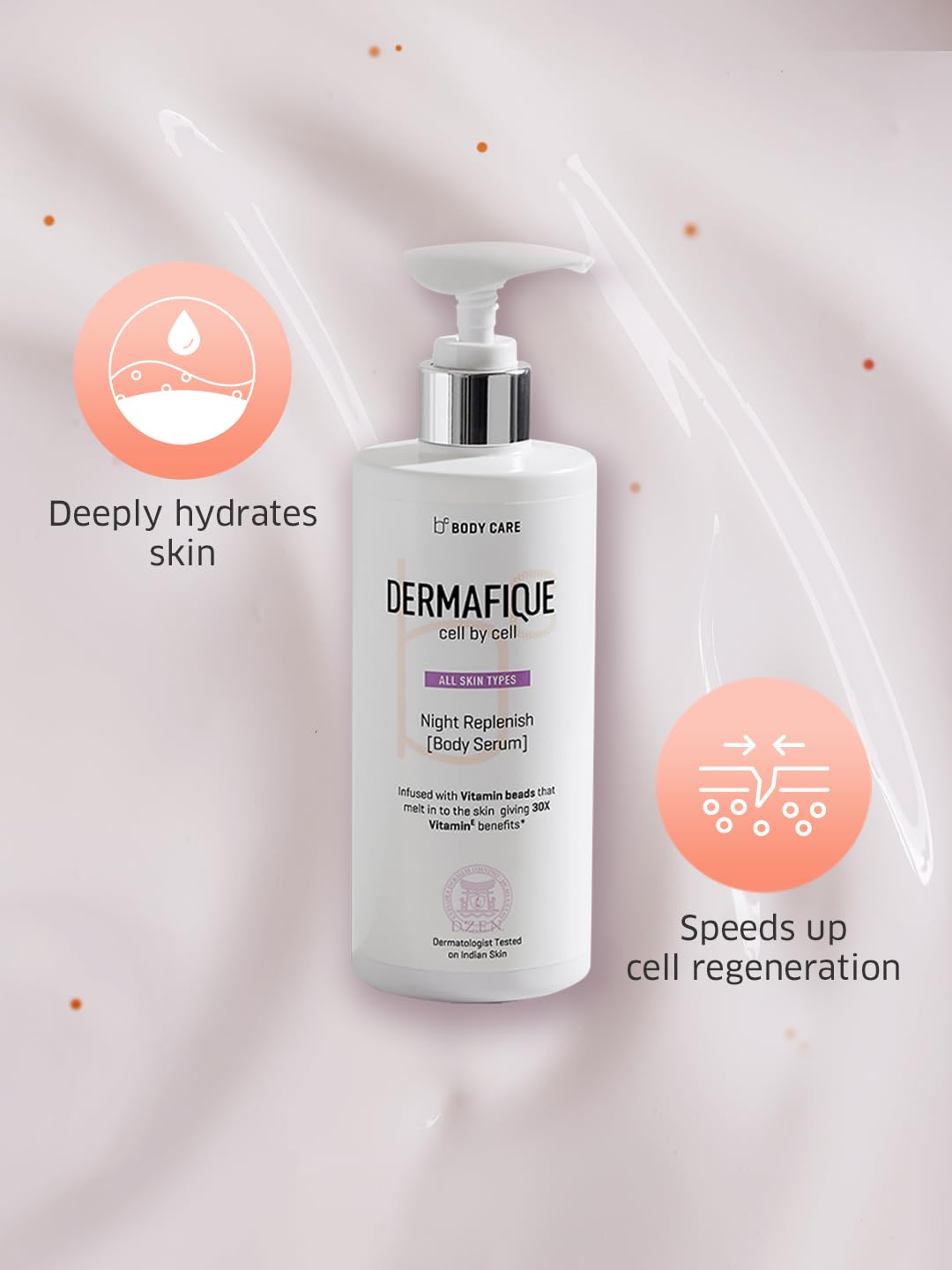 Dermafique Night Replenish Body Serum, 300ml